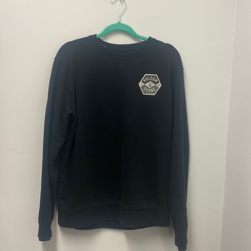 Preowned Volcom Stone crewneck sweatshirt black